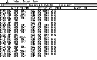 Core Wars atari screenshot